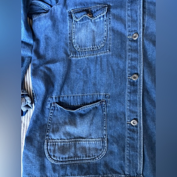 Orvis Classic Indigo Denim/Cotton Shirt Jacket Size  X-Large - Picture 7 of 15